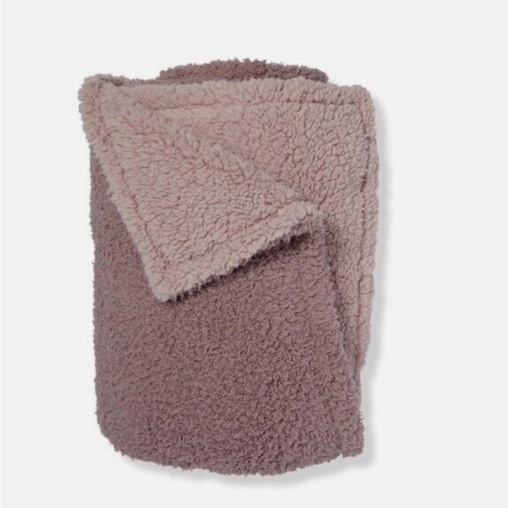 Ultra Soft Plush Cozy Throw Blanket~ Mauve/Taupe Color